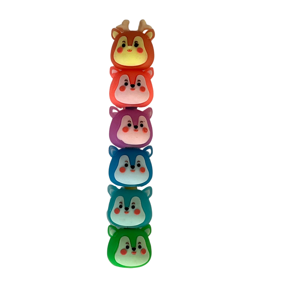 6 resaltadores venado