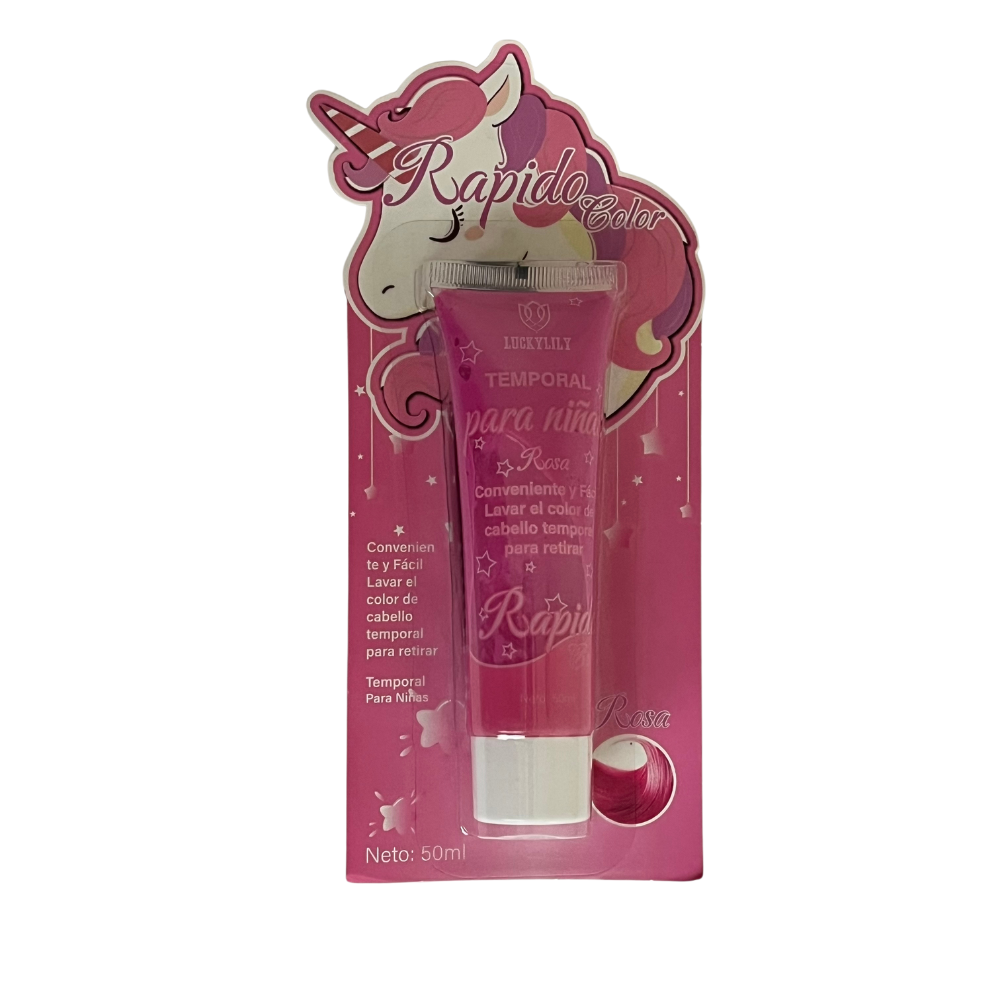 Tinte de pelo temporal para niñas - Rosado