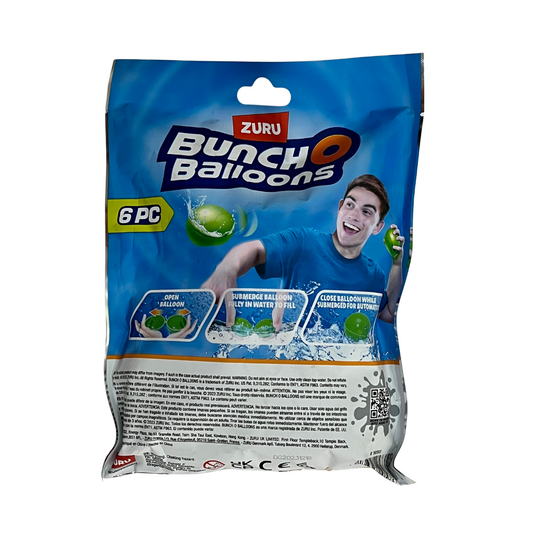 Bunch O Balloons - 6 Reusable Water Balloons