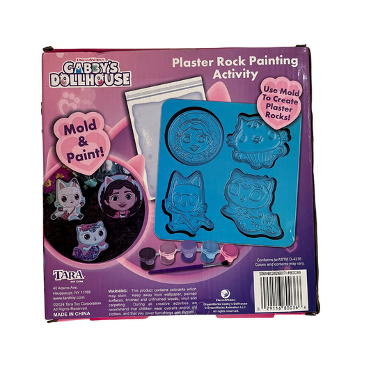Crea y pinta sobre rocas - La casa de mueñecas de Gabby