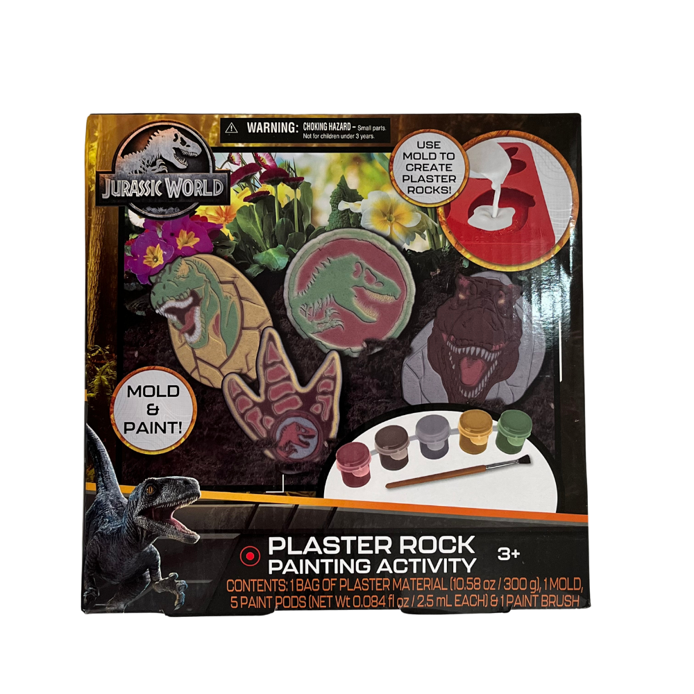 Crea y pinta sobre rocas - Jurassic World