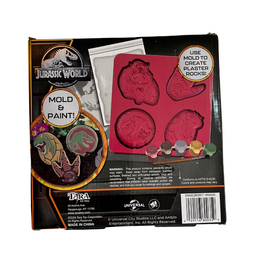 Crea y pinta sobre rocas - Jurassic World