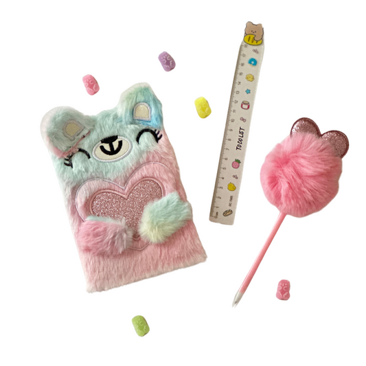 Set cuaderno y lapicero - Osito