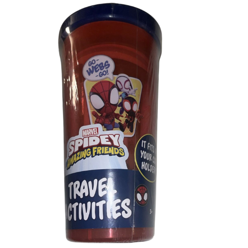 Actividades de viaje - más de 100 páginas para colorear con stickers - Spidey amazing friends