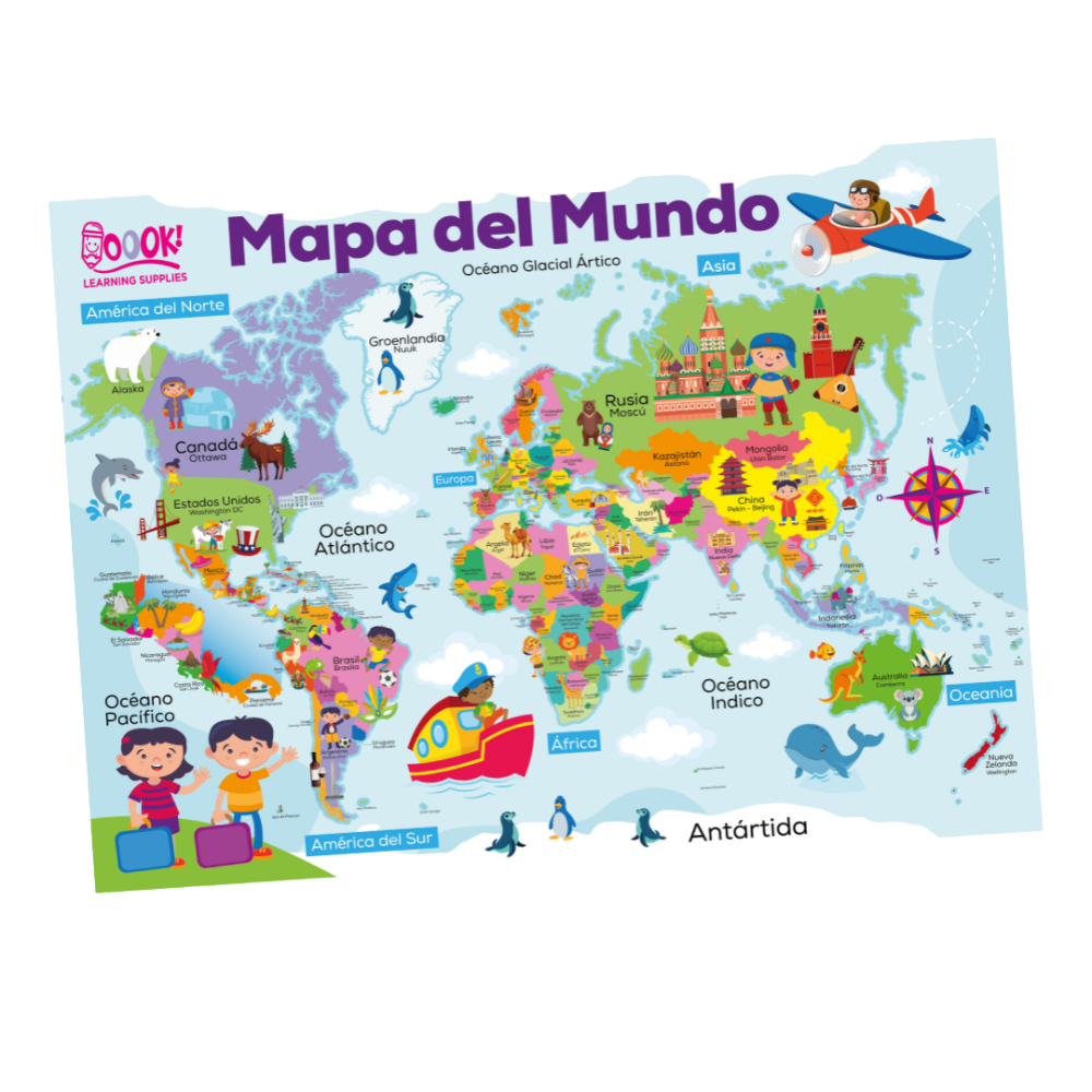 Mapa del mundo español