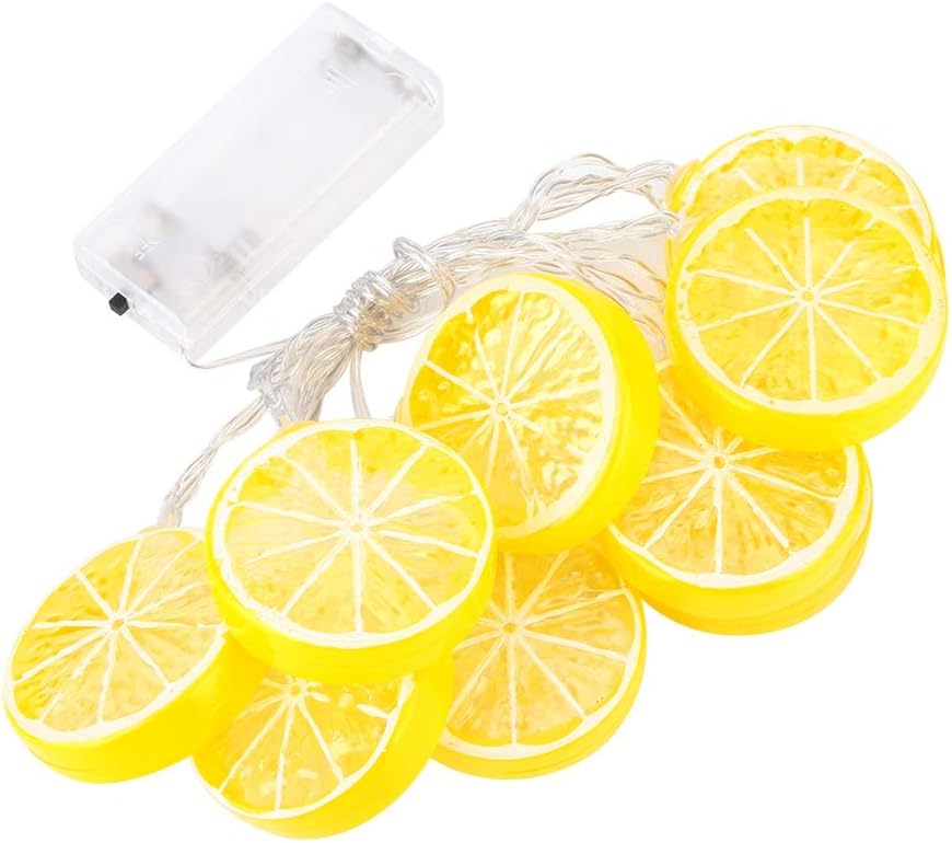 10 luces LED de limón