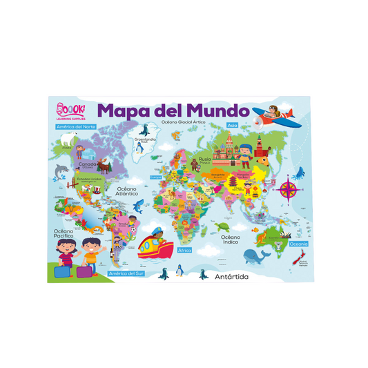 Mapa del mundo español