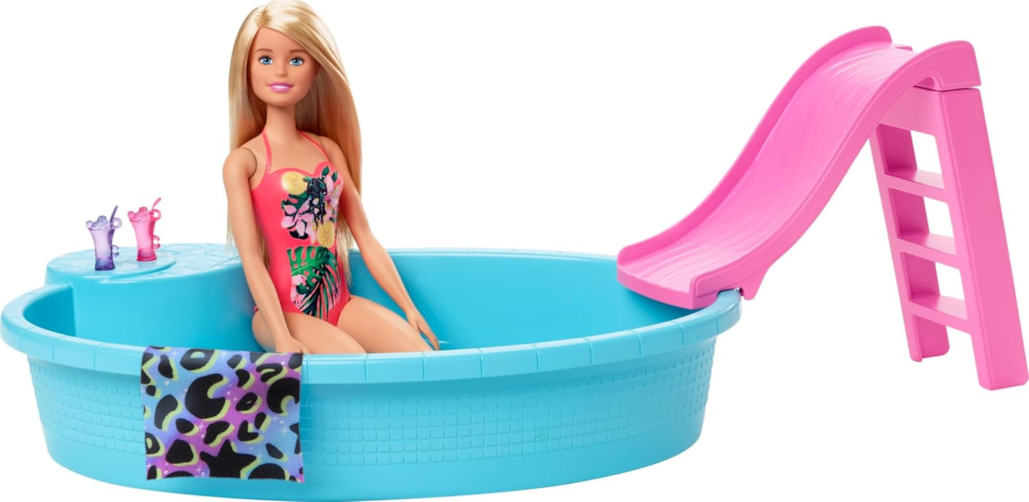 Barbie y piscina