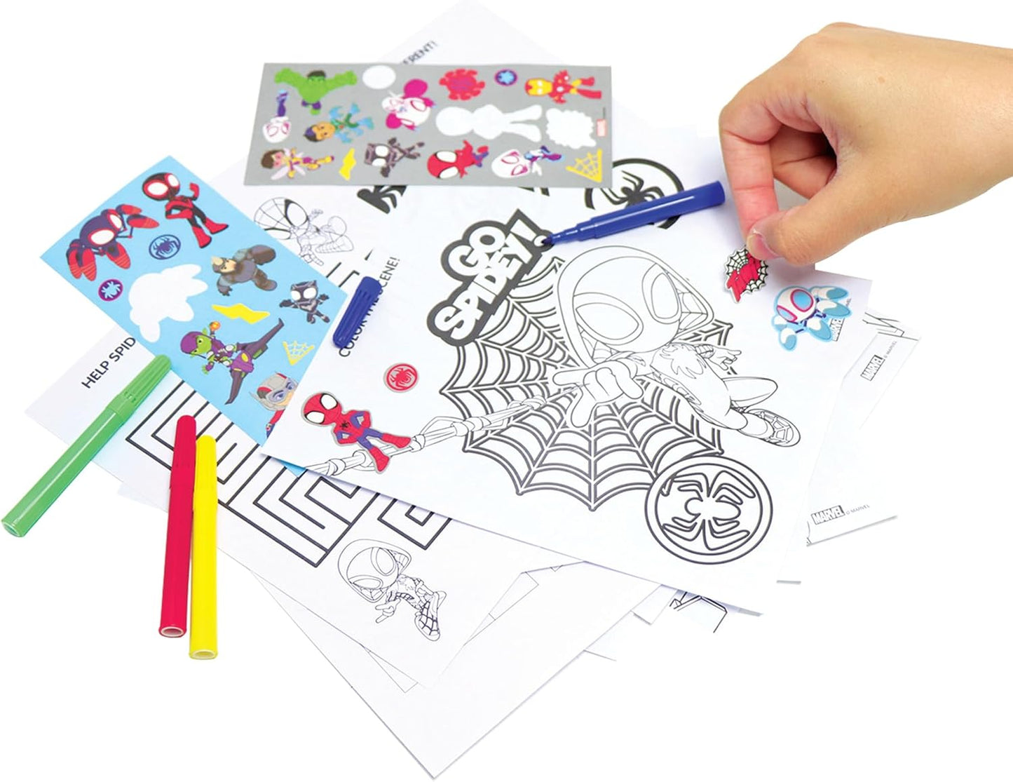 Kit de actividades para guardar y llevar - Spidey amazing friends