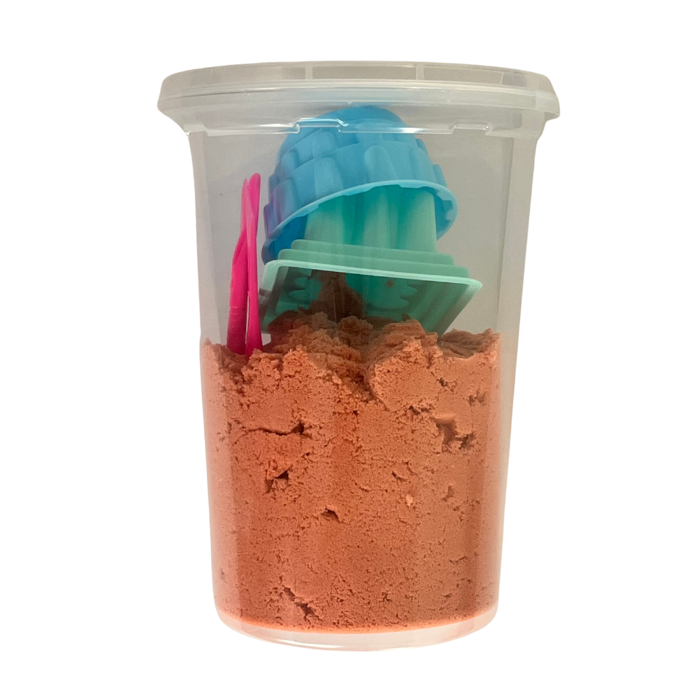 Arena kinética 500g Naranja