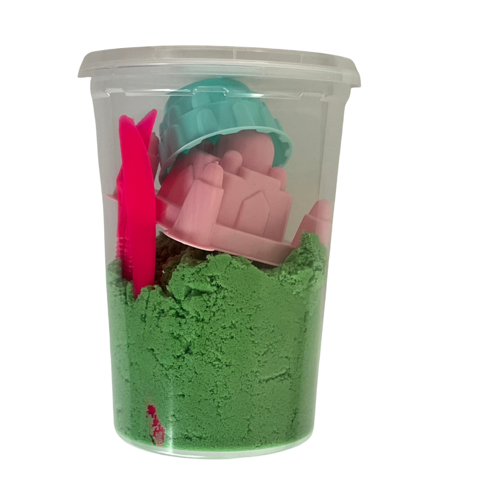 Arena kinética 500g Verde