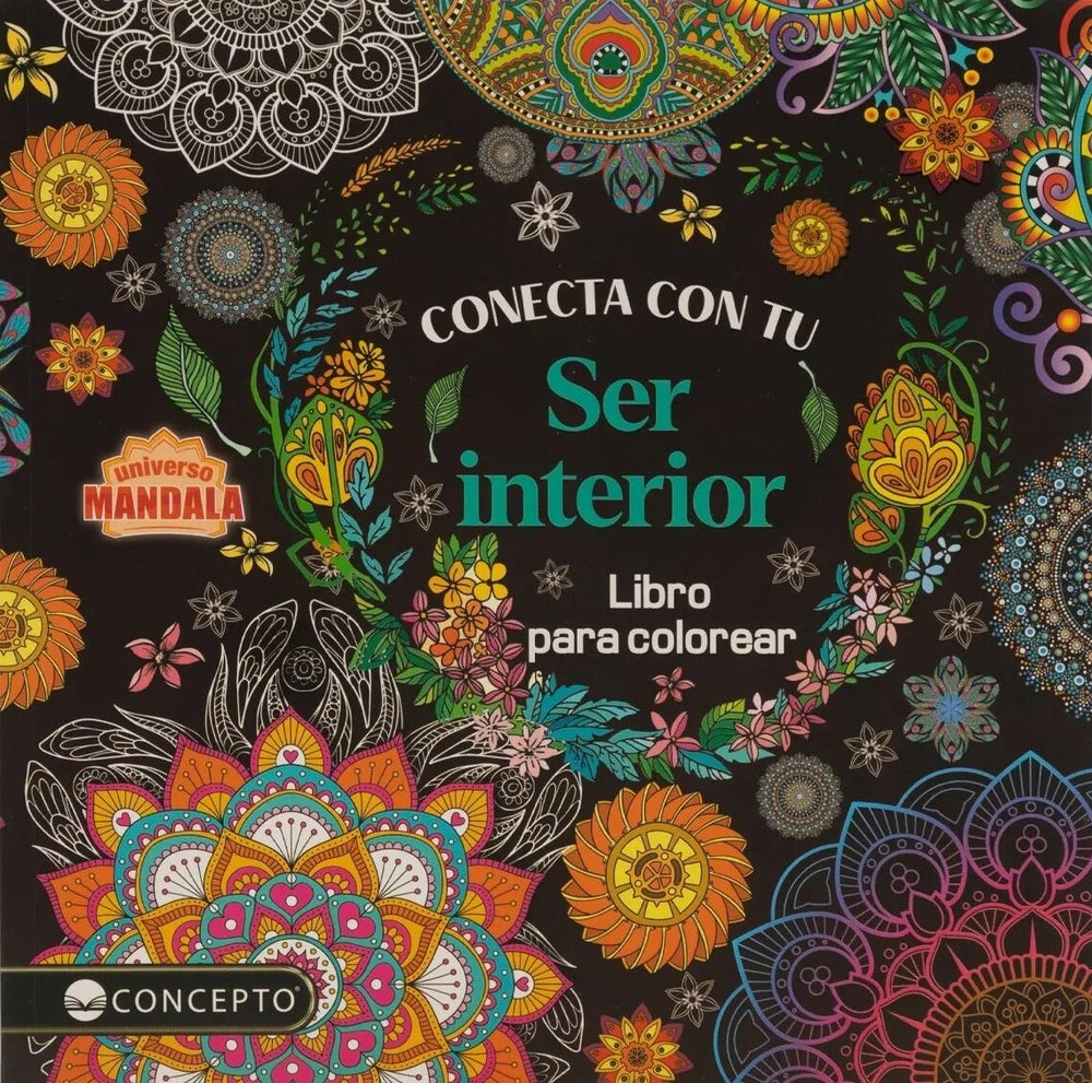 Conecta con tu ser interior: Libro de mandalas para colorear