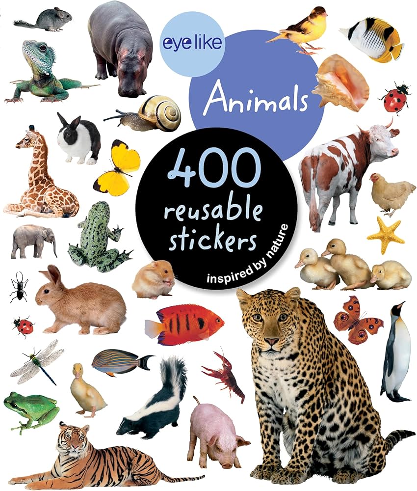 Eyelike stickers: Animals