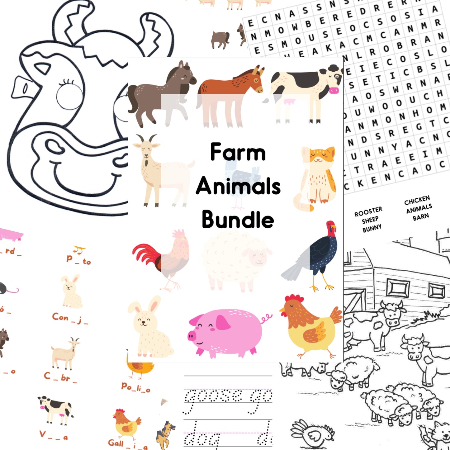 Printable - Animales de la Granja