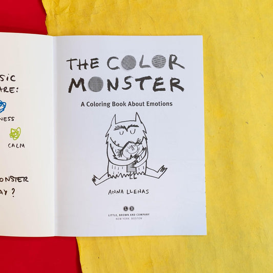 Monstruo de colores: Coloring book about emotions