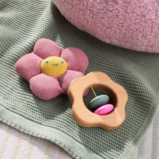 Mordedor de madera - Flor