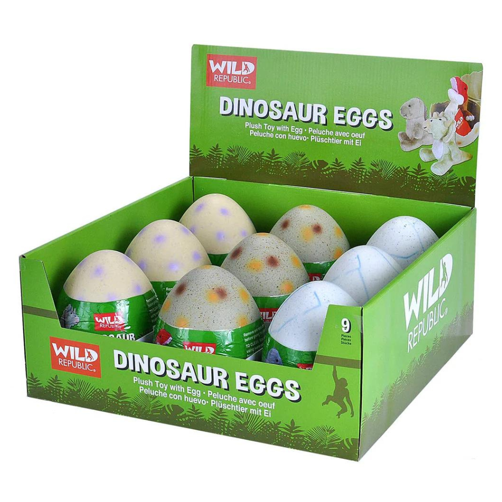Huevo con peluche de dinosaurio sorpresa