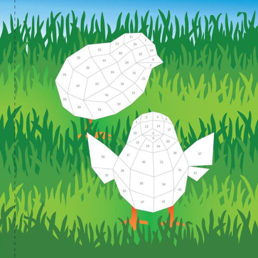 Paint by sticker kids: Easter