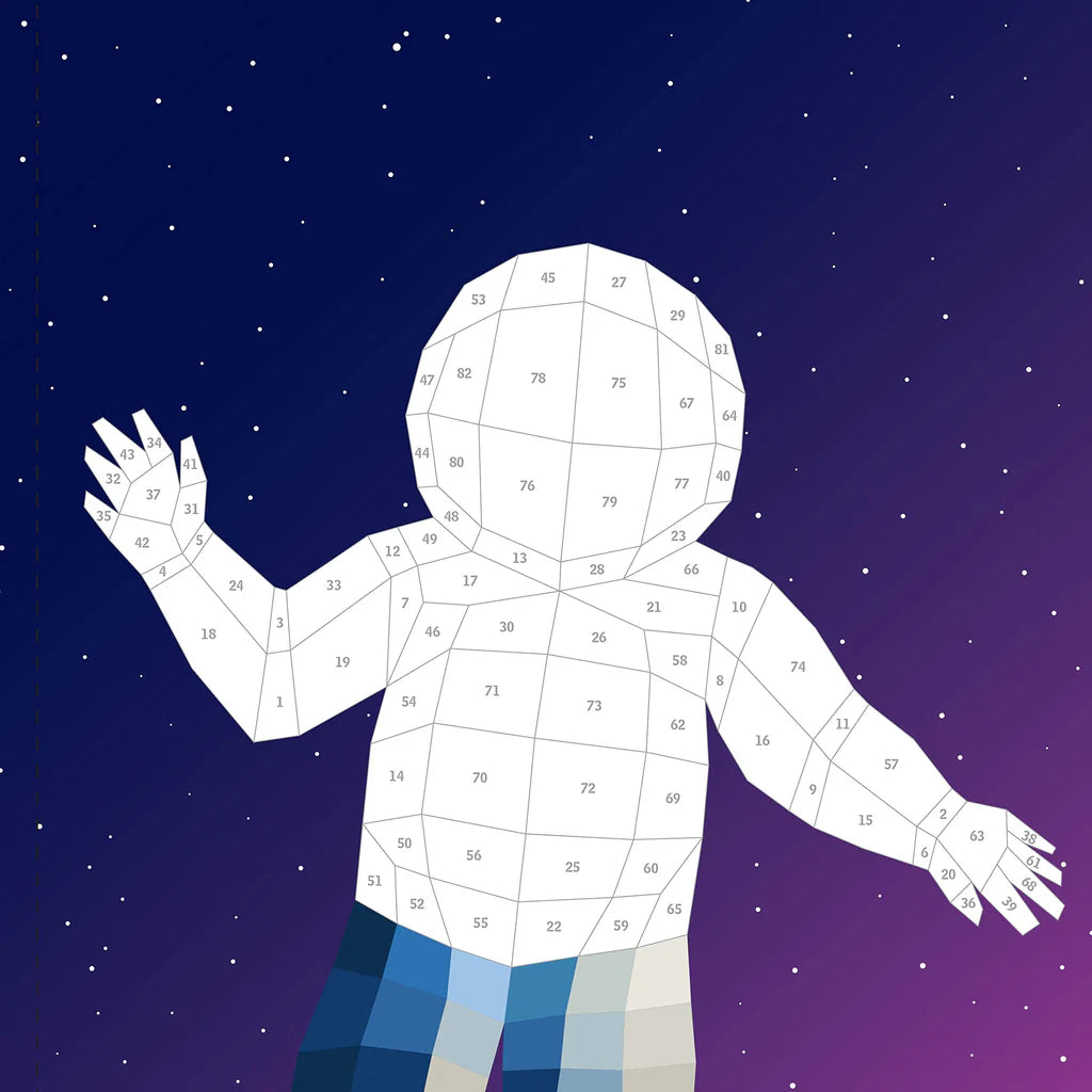 Paint by sticker kids: Outer space