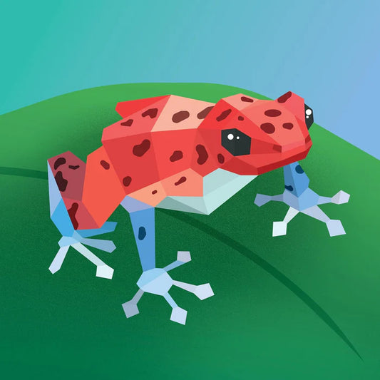 Paint by sticker kids: Rainforest animals