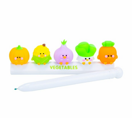 Lapicero Kawaii - vegetales
