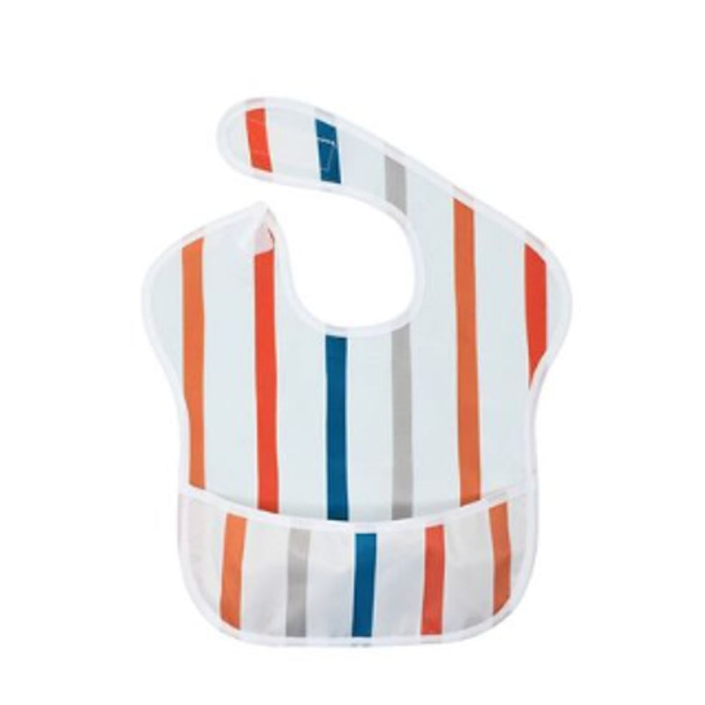 Superbib babero impermeable líneas verticales