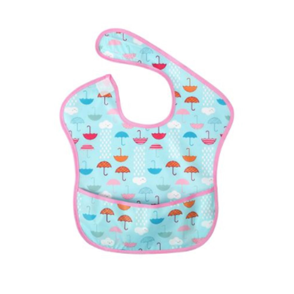 Superbib babero impermeable sombrillas
