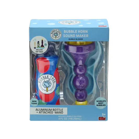Kit de burbujas con cuerno soplador