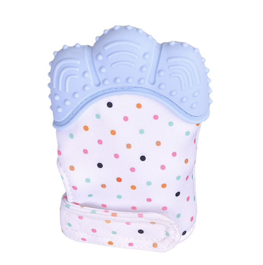 Guante mordedor Celeste