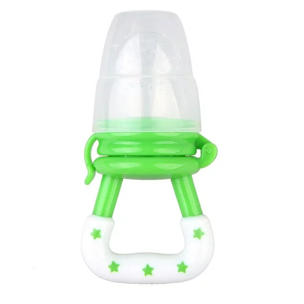 Malla y pepe para fruta o leche Verde y blanco