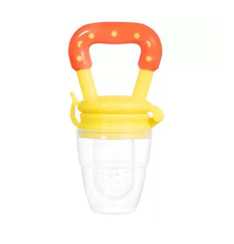 Malla y pepe para fruta o leche Amarillo y naranja