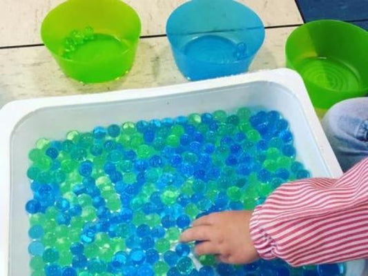Juegos con Orbeez