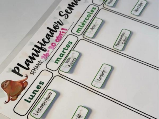 Si tú te organizas, tu peque también lo hará