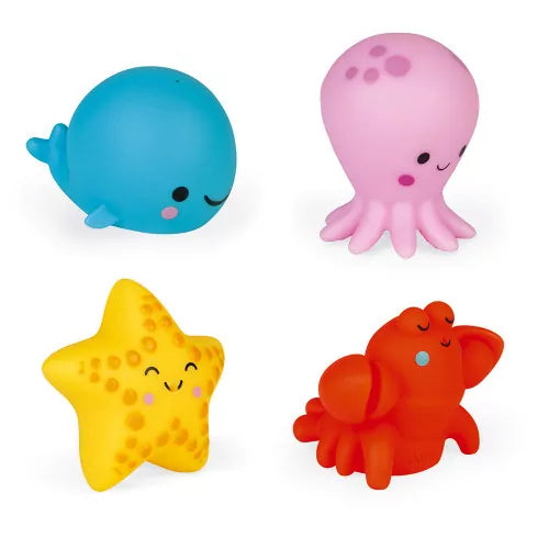 4 lanzadores de agua Animales del mar