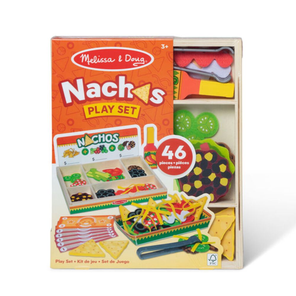 Set de juego de madera de Nachos