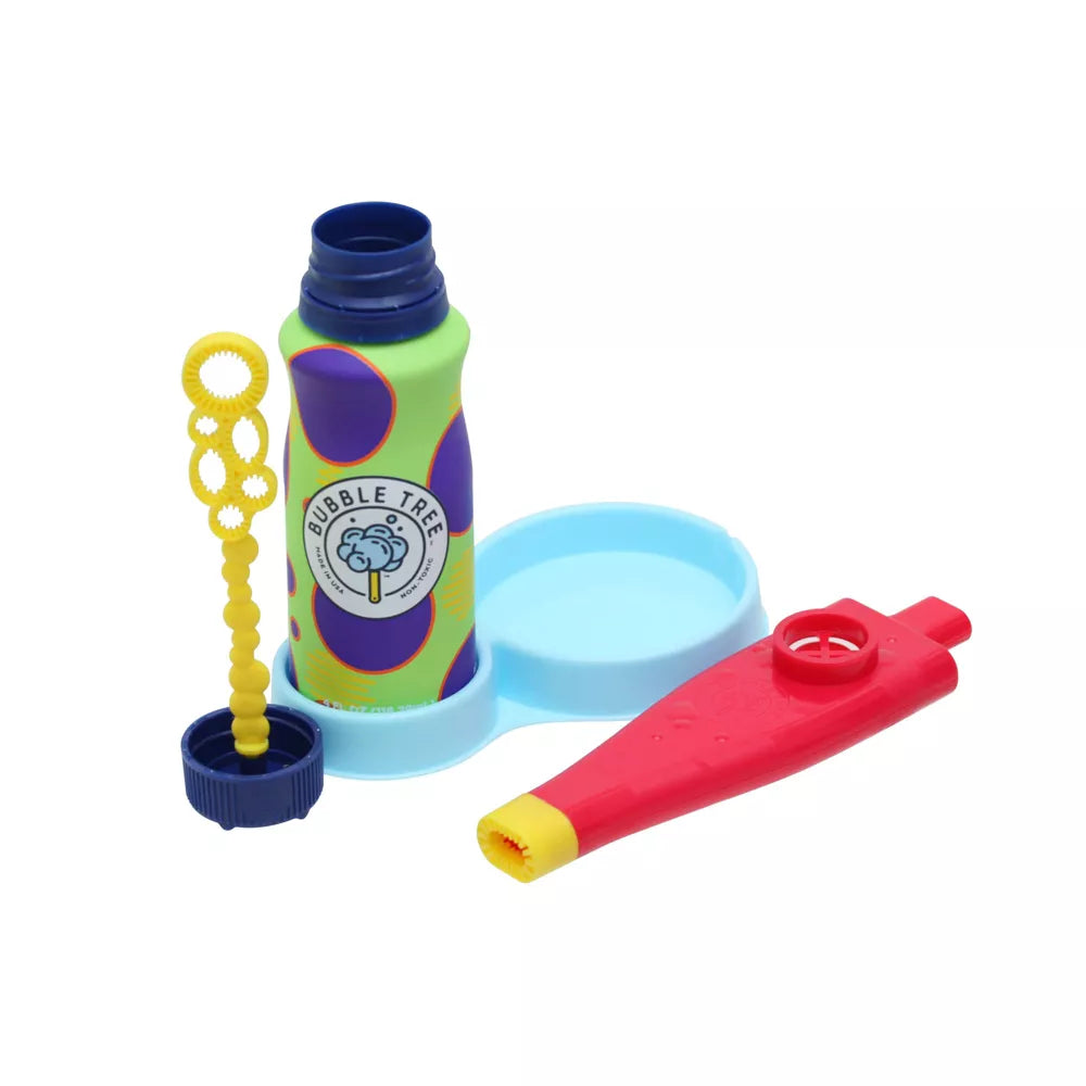 Kit de burbujas con kazoo soplador