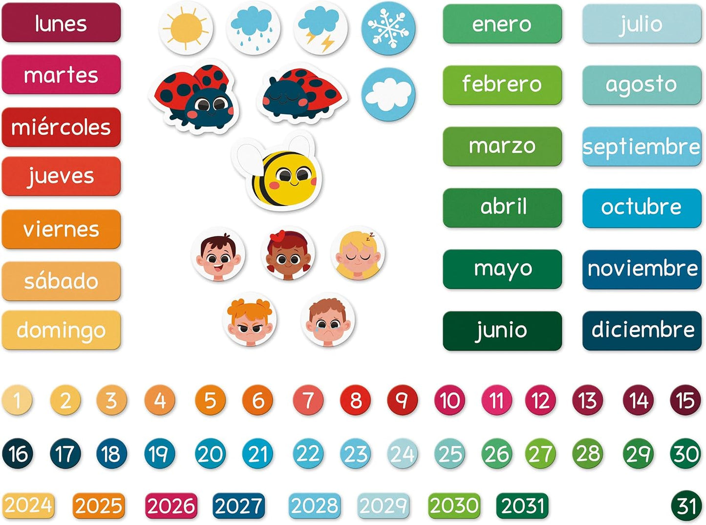 Calendario magnético