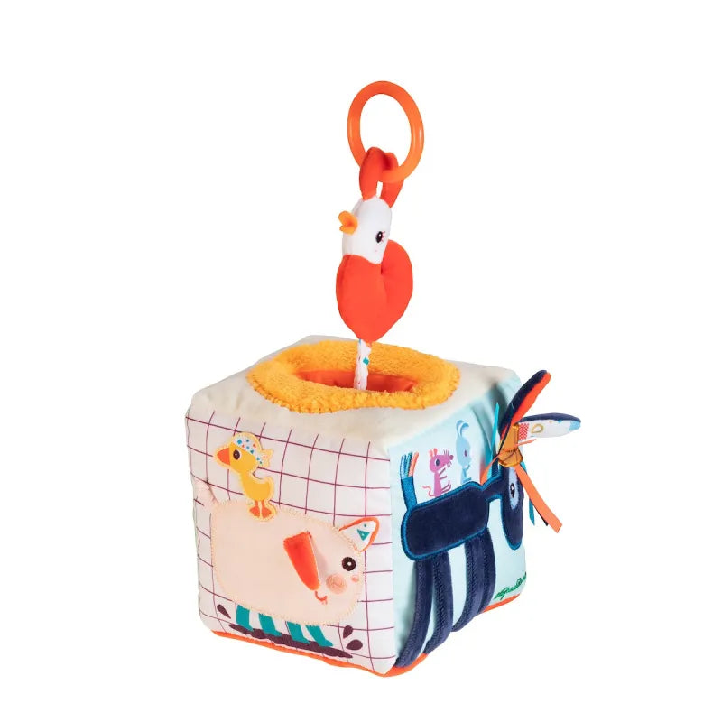 Cubo de actividades con sonidos