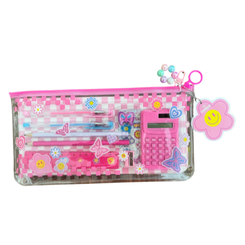 Estuche con calculadora