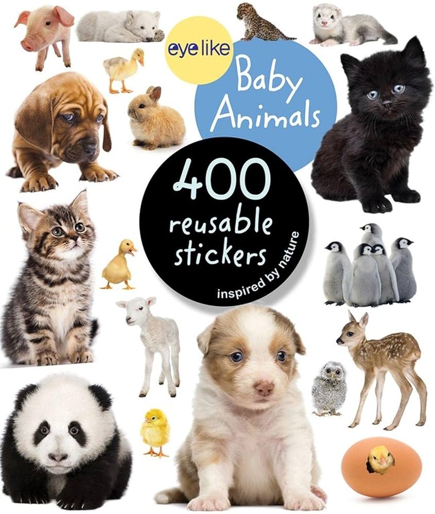 Eyelike stickers: Baby animals