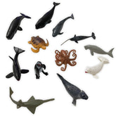 Figuras de animales acuáticos