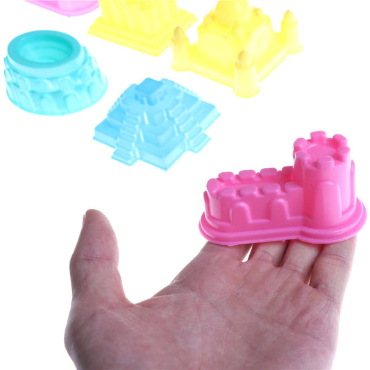 6 moldes para arena kinética