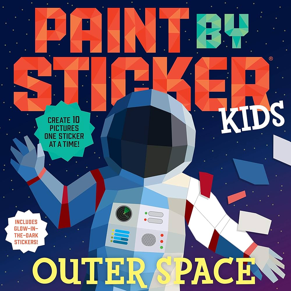 Paint by sticker kids: Outer space