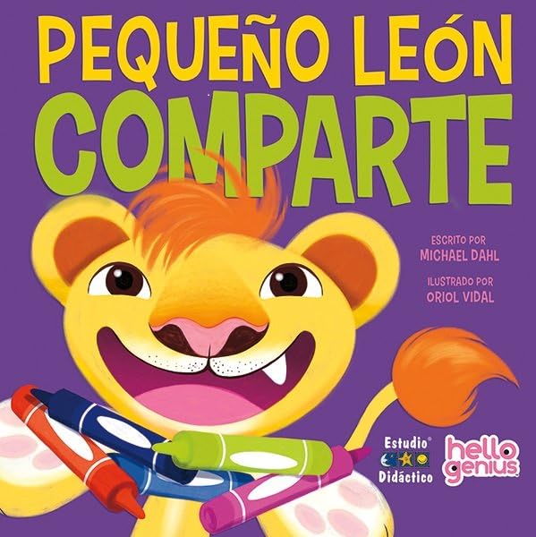 Pequeño león comparte