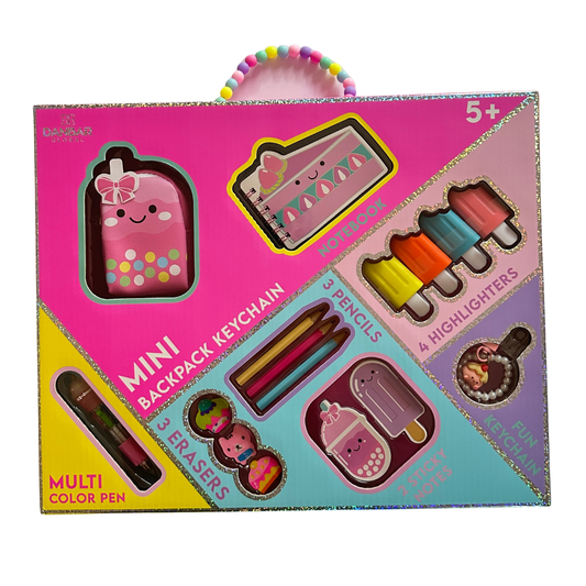 Set papelería con mini bolsón