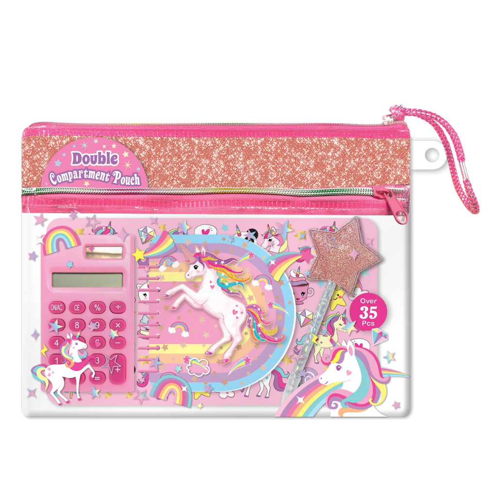 Estuche con accesorios - Unicornio