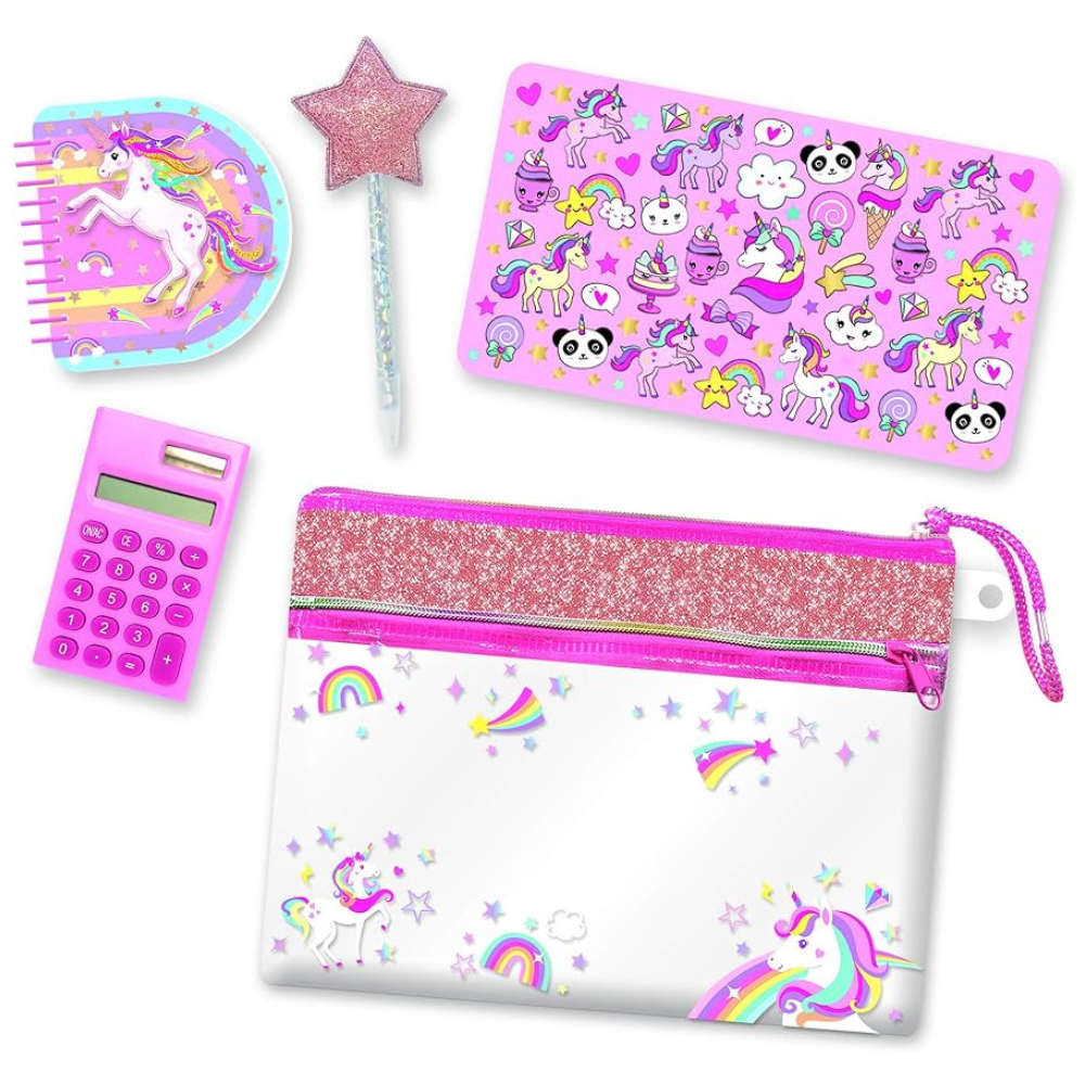 Estuche con accesorios - Unicornio