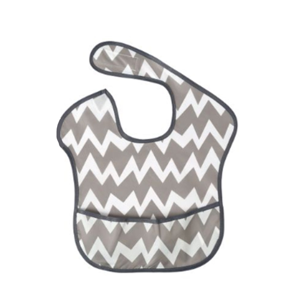 Superbib impermeable chevron Gris