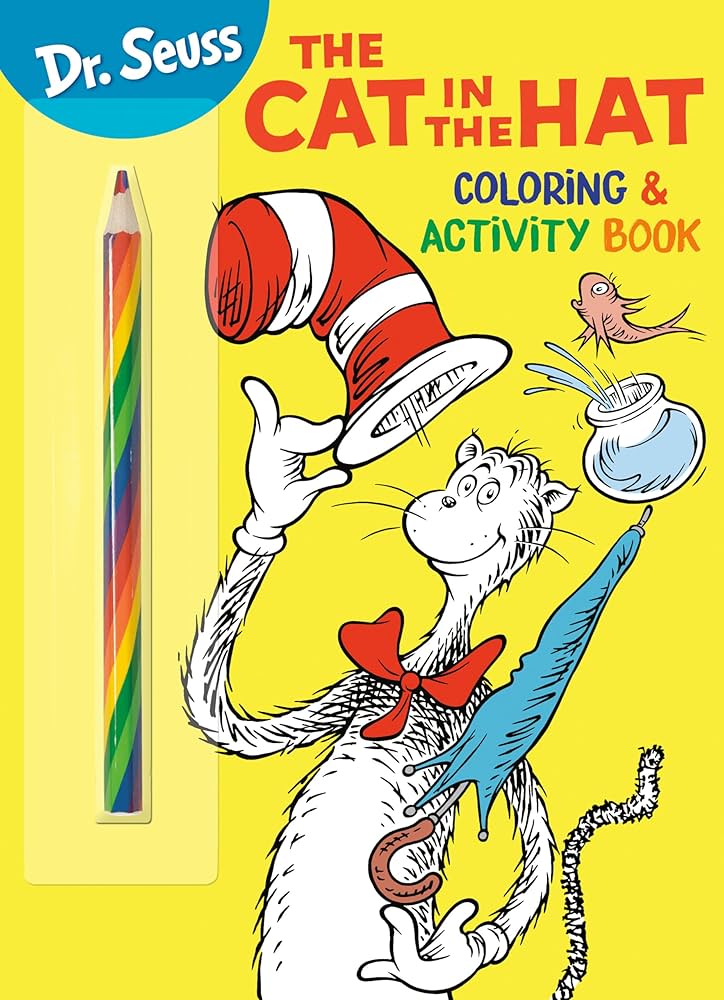 The Cat in the Hat - Coloring and Activity book