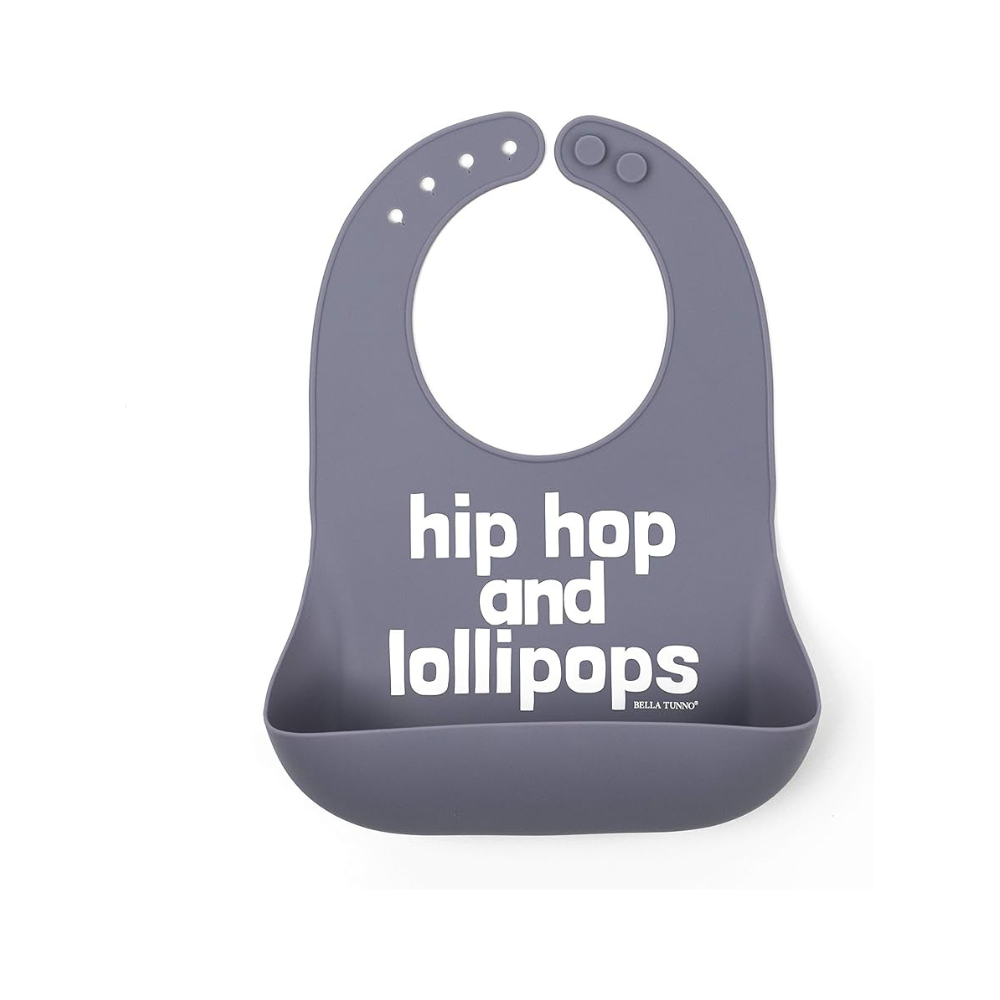 Babero hip hop and lollipops